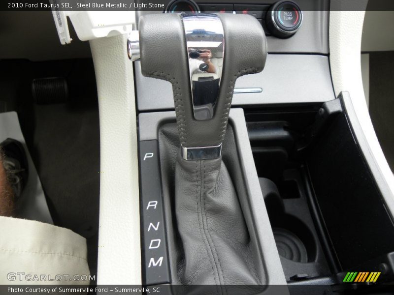 Steel Blue Metallic / Light Stone 2010 Ford Taurus SEL