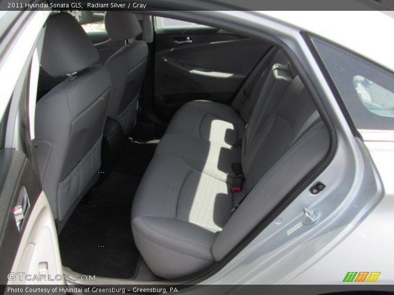 Radiant Silver / Gray 2011 Hyundai Sonata GLS