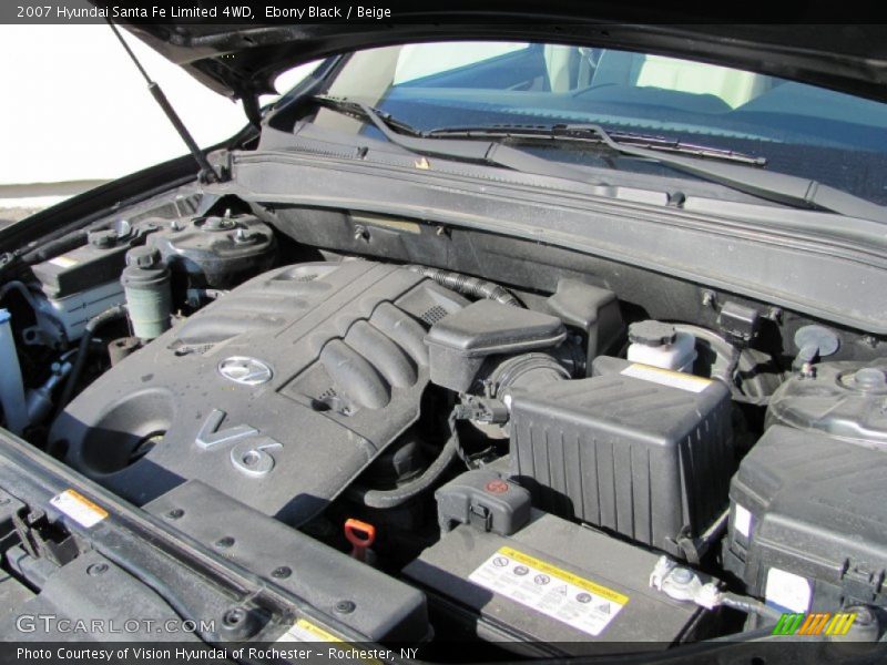 Ebony Black / Beige 2007 Hyundai Santa Fe Limited 4WD
