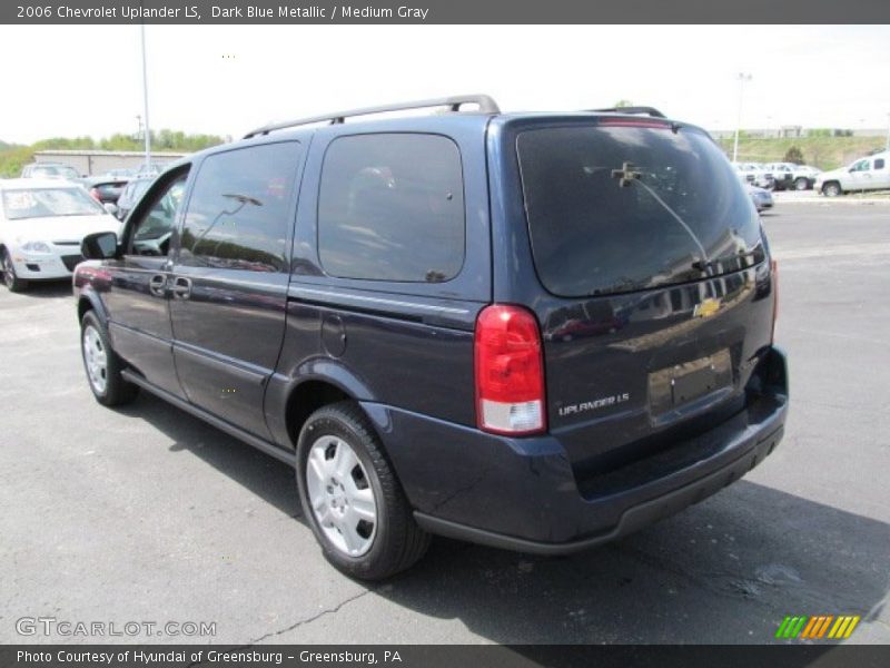 Dark Blue Metallic / Medium Gray 2006 Chevrolet Uplander LS