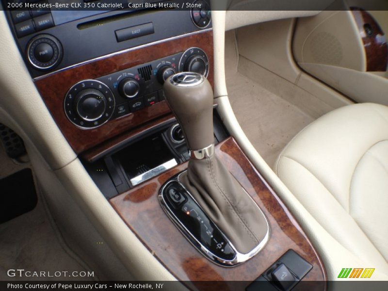 Capri Blue Metallic / Stone 2006 Mercedes-Benz CLK 350 Cabriolet
