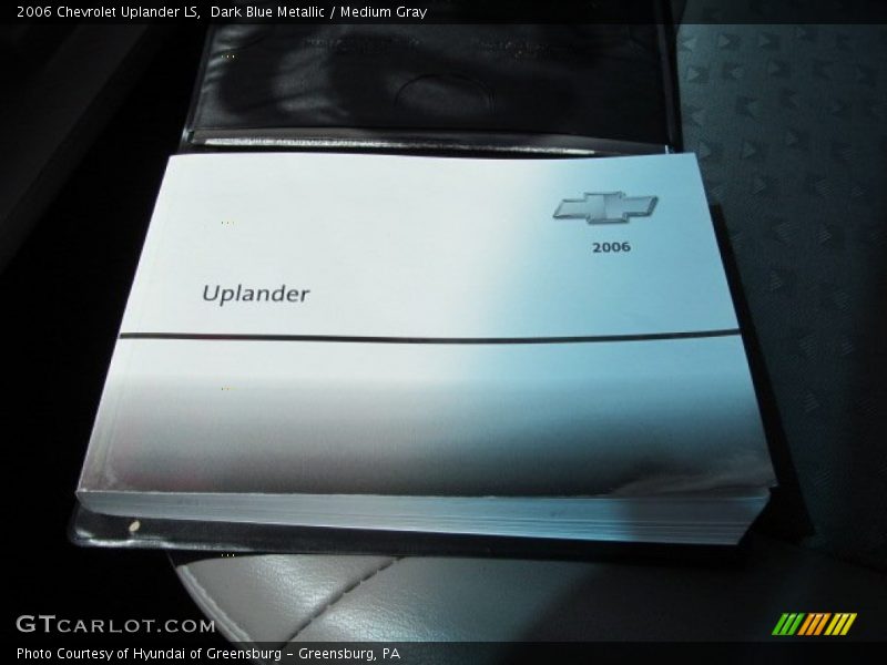 Dark Blue Metallic / Medium Gray 2006 Chevrolet Uplander LS