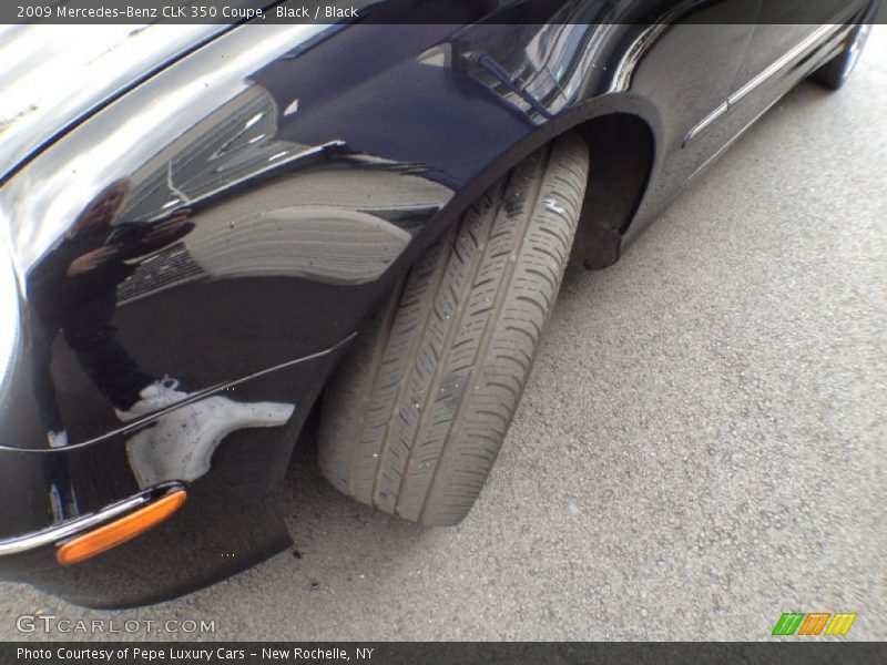 Black / Black 2009 Mercedes-Benz CLK 350 Coupe