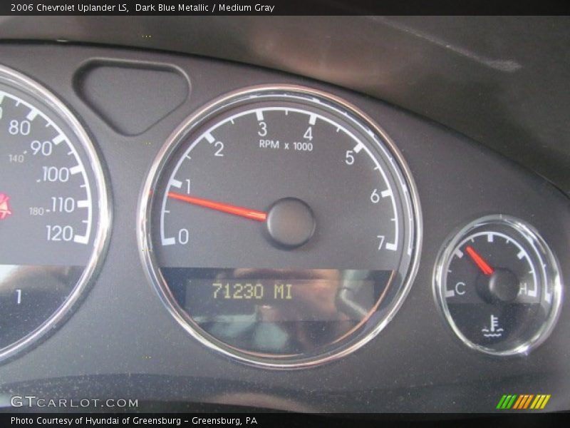 Dark Blue Metallic / Medium Gray 2006 Chevrolet Uplander LS