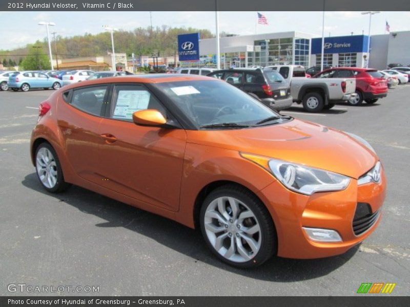 Vitamin C / Black 2012 Hyundai Veloster