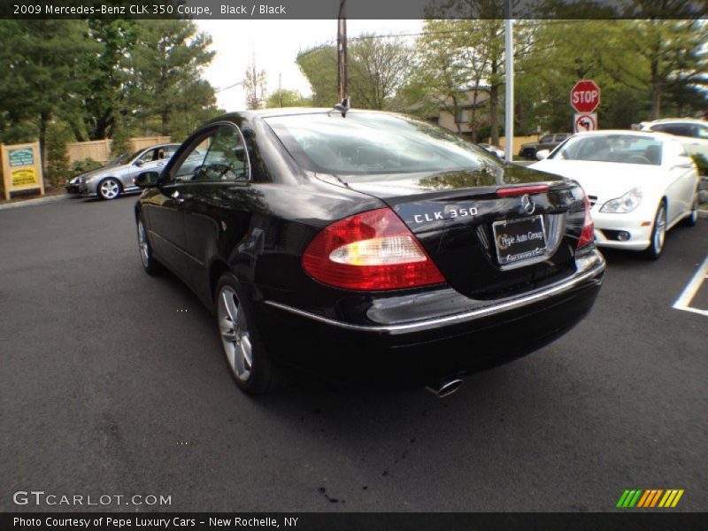 Black / Black 2009 Mercedes-Benz CLK 350 Coupe