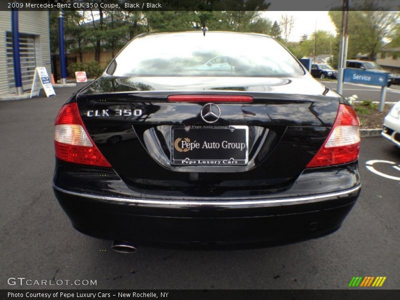 Black / Black 2009 Mercedes-Benz CLK 350 Coupe