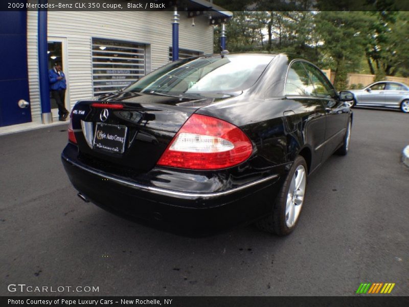 Black / Black 2009 Mercedes-Benz CLK 350 Coupe