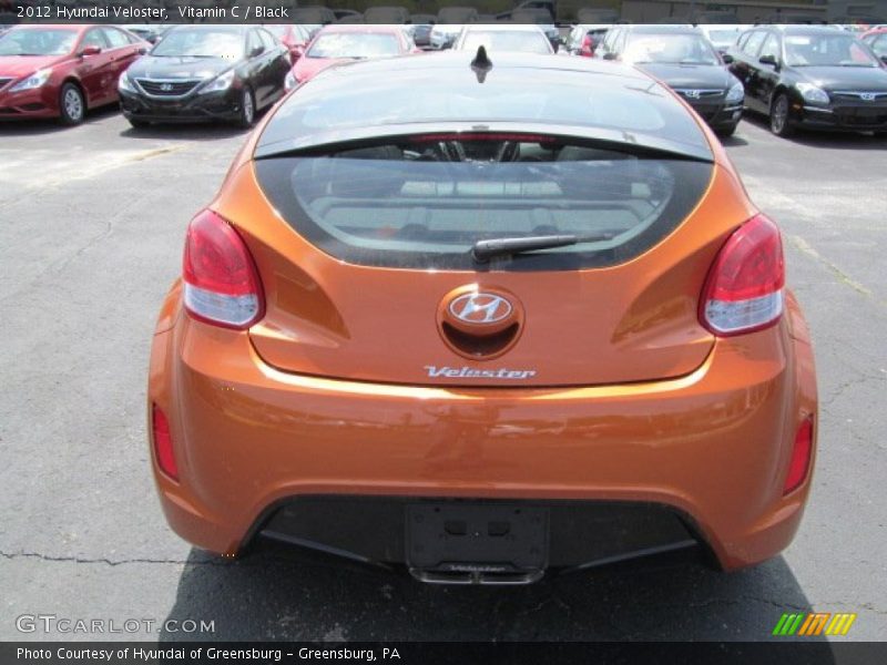 Vitamin C / Black 2012 Hyundai Veloster