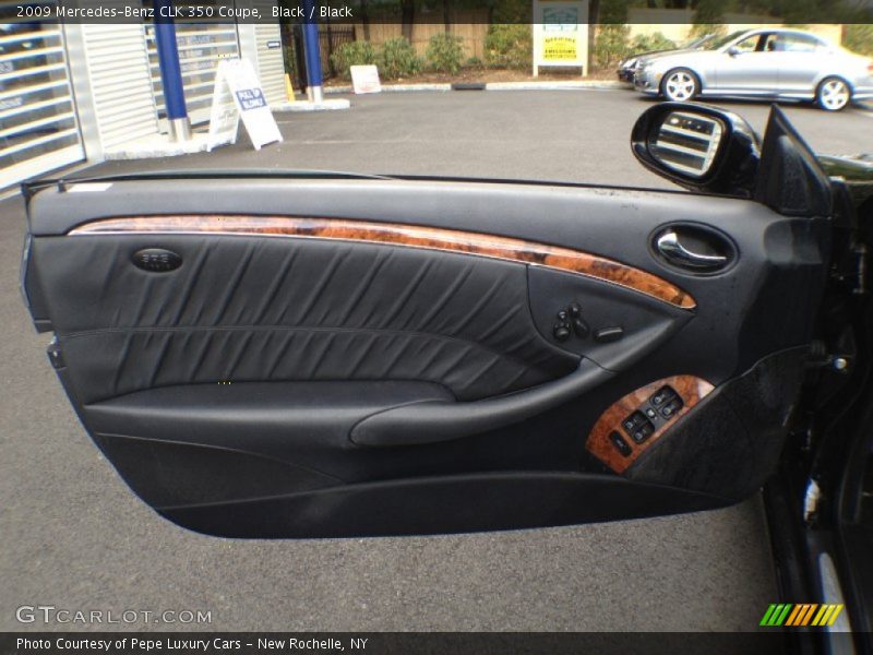 Black / Black 2009 Mercedes-Benz CLK 350 Coupe