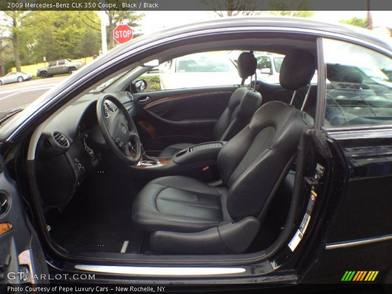 Black / Black 2009 Mercedes-Benz CLK 350 Coupe