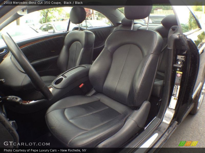 Black / Black 2009 Mercedes-Benz CLK 350 Coupe