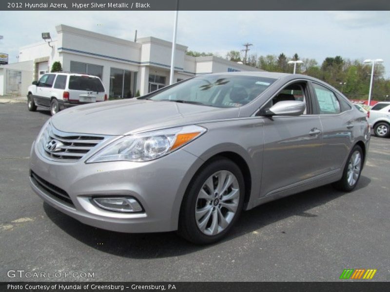 Hyper Silver Metallic / Black 2012 Hyundai Azera