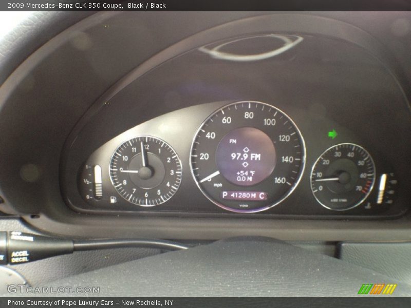 Black / Black 2009 Mercedes-Benz CLK 350 Coupe