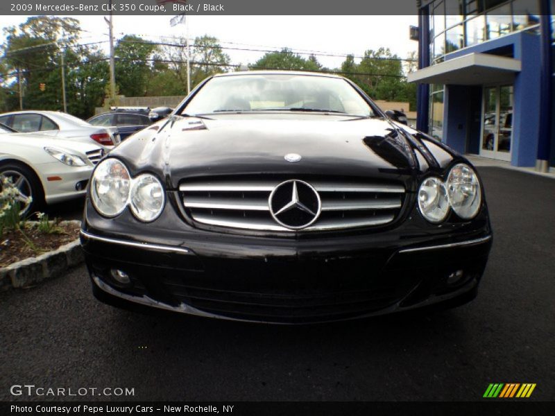 Black / Black 2009 Mercedes-Benz CLK 350 Coupe
