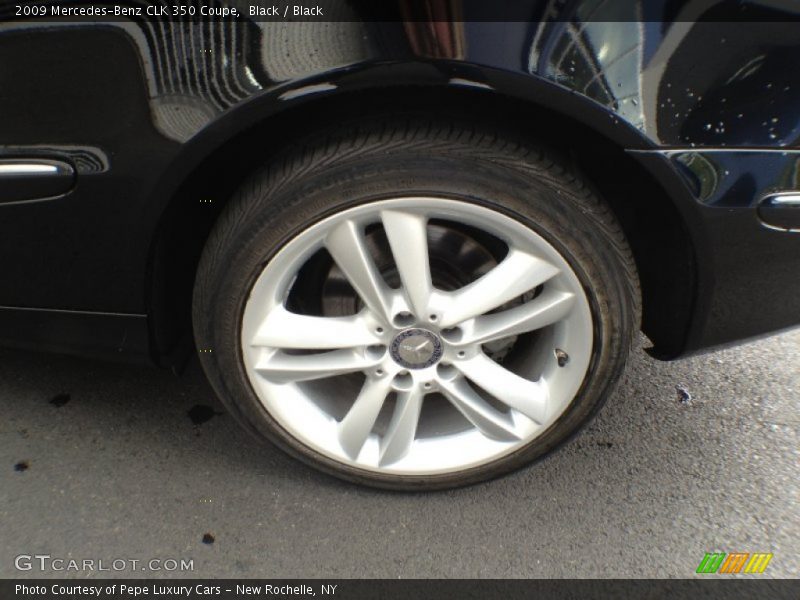 Black / Black 2009 Mercedes-Benz CLK 350 Coupe
