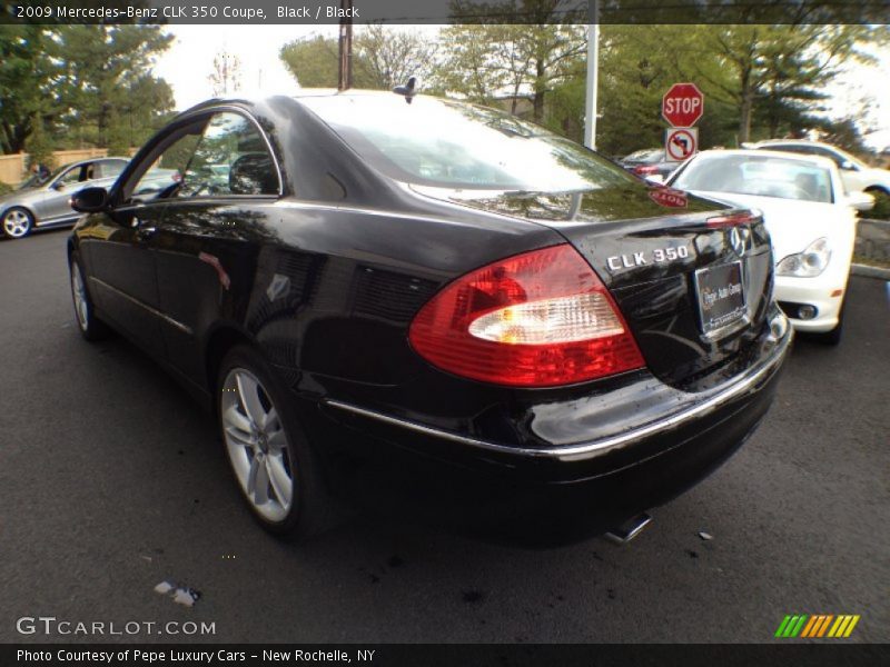 Black / Black 2009 Mercedes-Benz CLK 350 Coupe