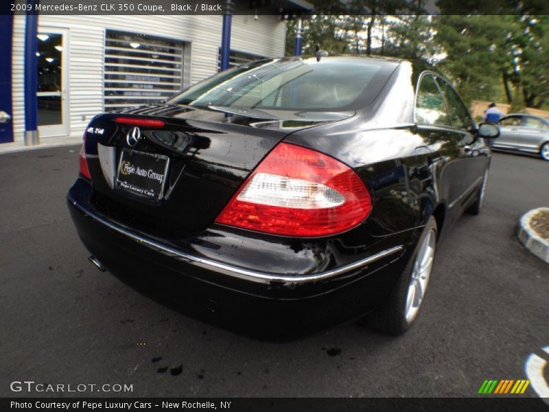 Black / Black 2009 Mercedes-Benz CLK 350 Coupe