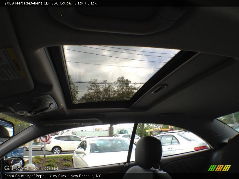Black / Black 2009 Mercedes-Benz CLK 350 Coupe