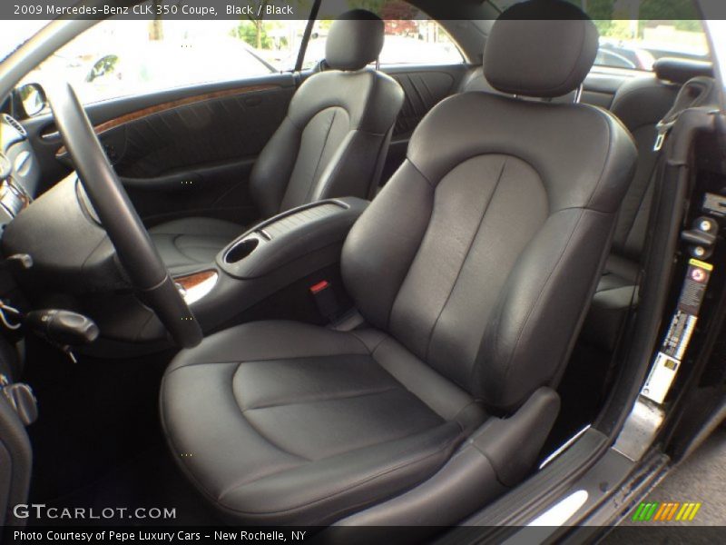 Black / Black 2009 Mercedes-Benz CLK 350 Coupe