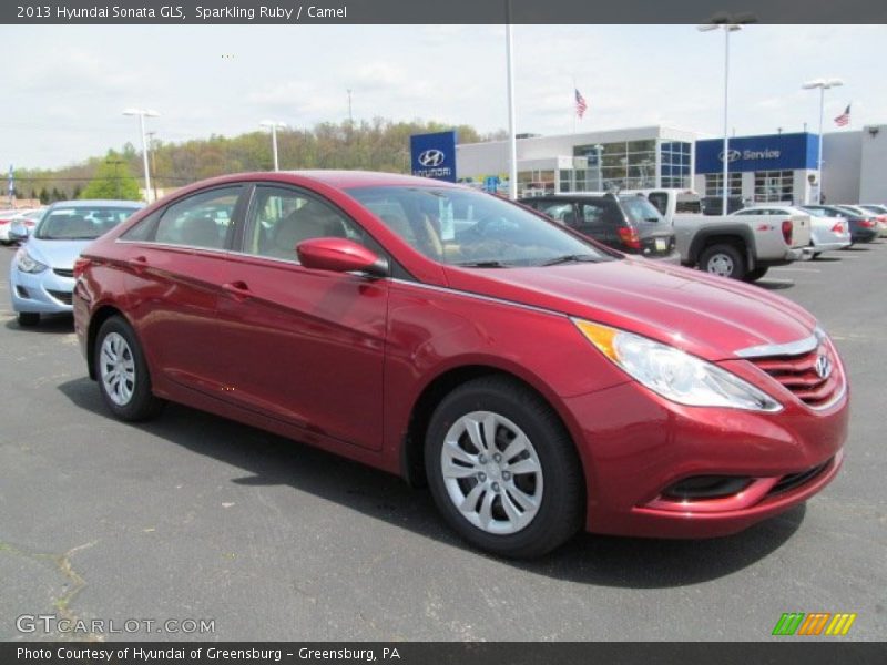 Front 3/4 View of 2013 Sonata GLS