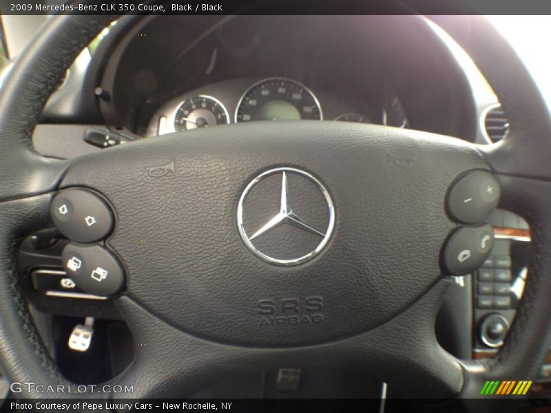 Black / Black 2009 Mercedes-Benz CLK 350 Coupe