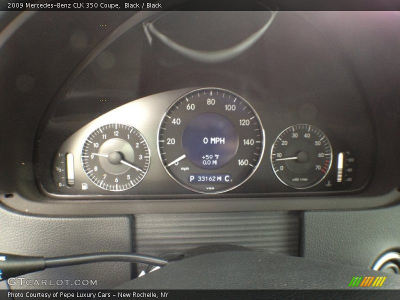 Black / Black 2009 Mercedes-Benz CLK 350 Coupe
