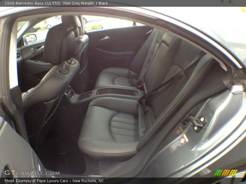 Flint Grey Metallic / Black 2009 Mercedes-Benz CLS 550