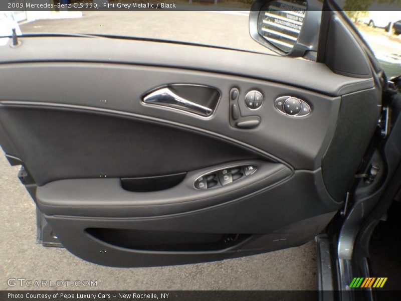 Flint Grey Metallic / Black 2009 Mercedes-Benz CLS 550