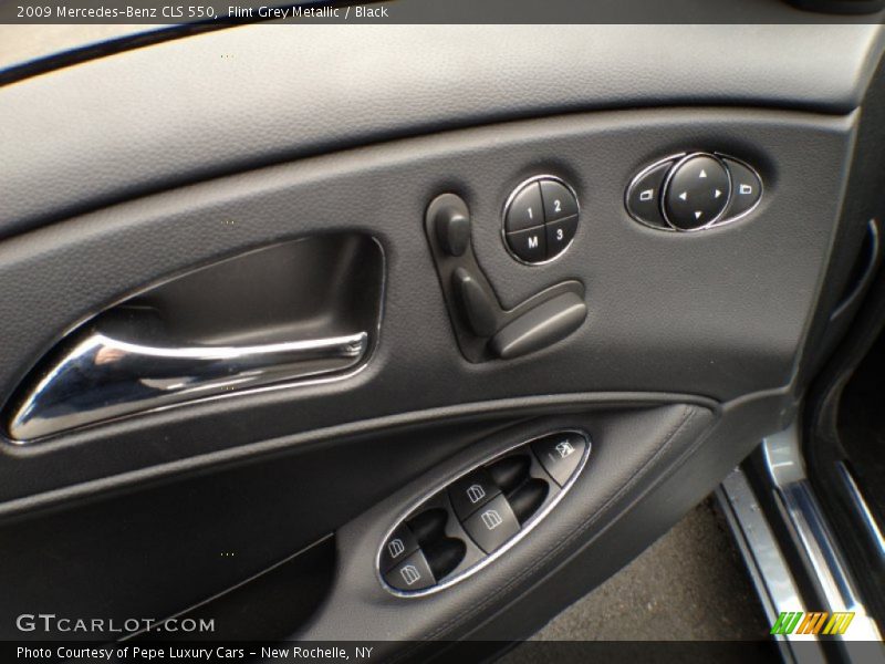 Flint Grey Metallic / Black 2009 Mercedes-Benz CLS 550