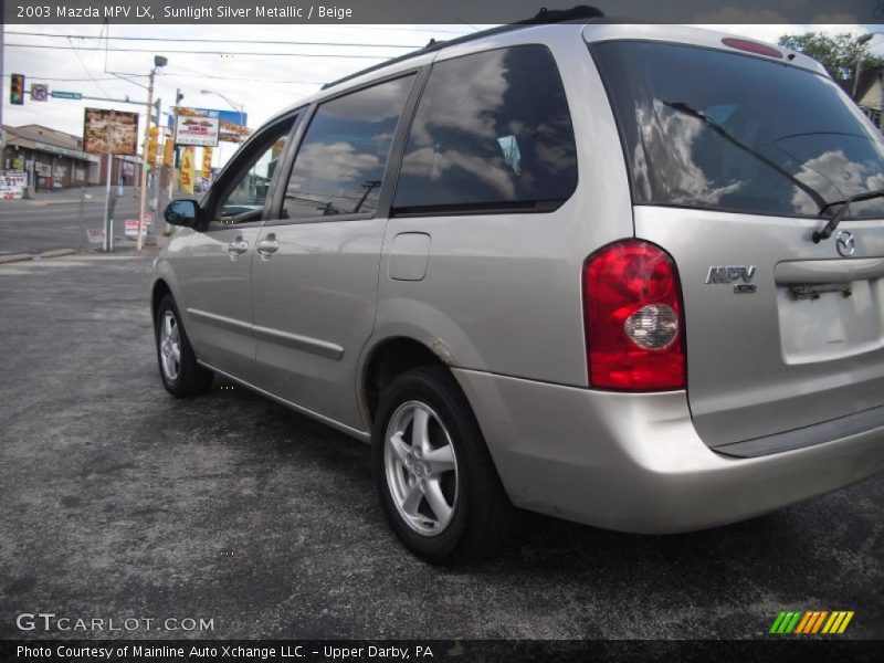 Sunlight Silver Metallic / Beige 2003 Mazda MPV LX