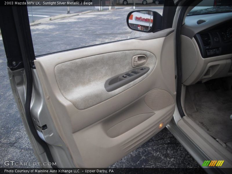 Sunlight Silver Metallic / Beige 2003 Mazda MPV LX