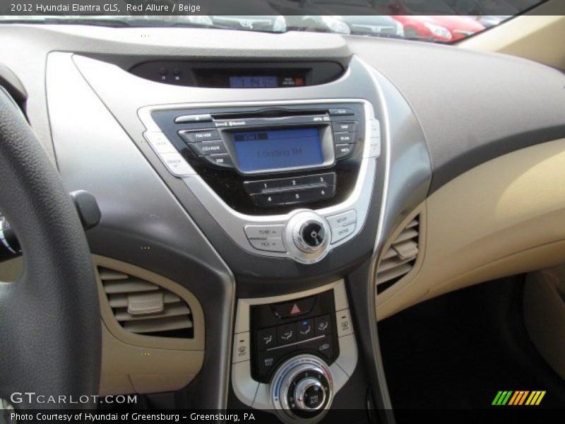 Red Allure / Beige 2012 Hyundai Elantra GLS