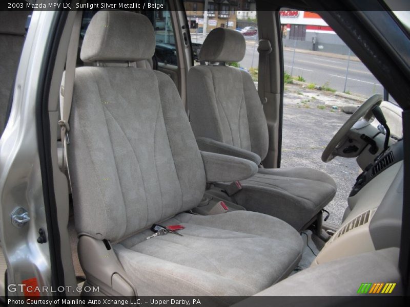 Sunlight Silver Metallic / Beige 2003 Mazda MPV LX