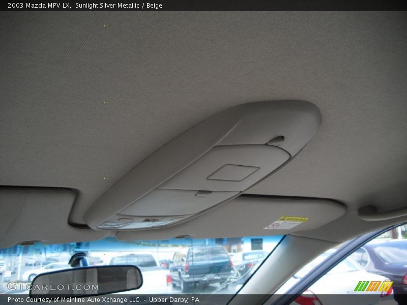 Sunlight Silver Metallic / Beige 2003 Mazda MPV LX