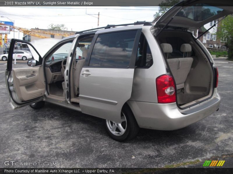 Sunlight Silver Metallic / Beige 2003 Mazda MPV LX