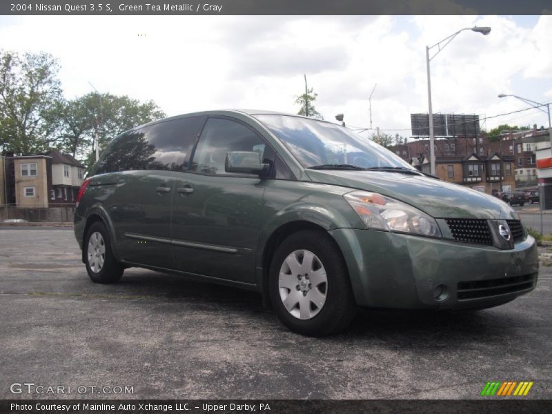 Green Tea Metallic / Gray 2004 Nissan Quest 3.5 S