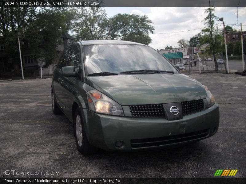 Green Tea Metallic / Gray 2004 Nissan Quest 3.5 S
