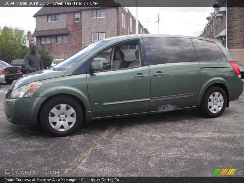 Green Tea Metallic / Gray 2004 Nissan Quest 3.5 S
