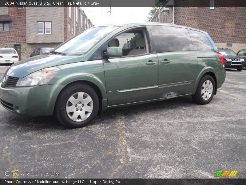 Green Tea Metallic / Gray 2004 Nissan Quest 3.5 S