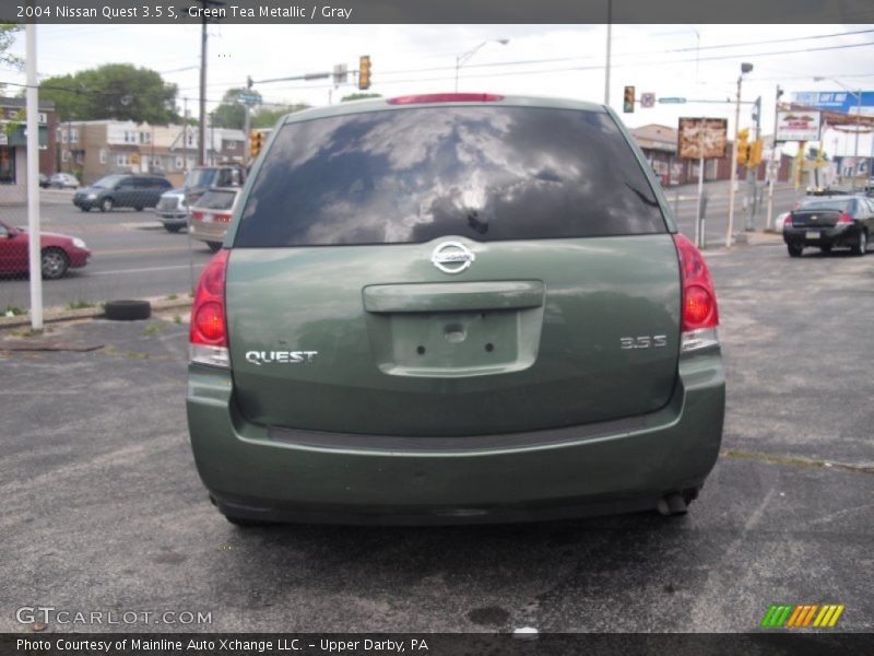 Green Tea Metallic / Gray 2004 Nissan Quest 3.5 S
