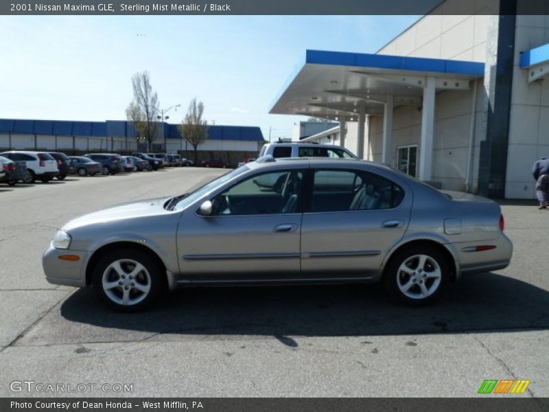 Sterling Mist Metallic / Black 2001 Nissan Maxima GLE