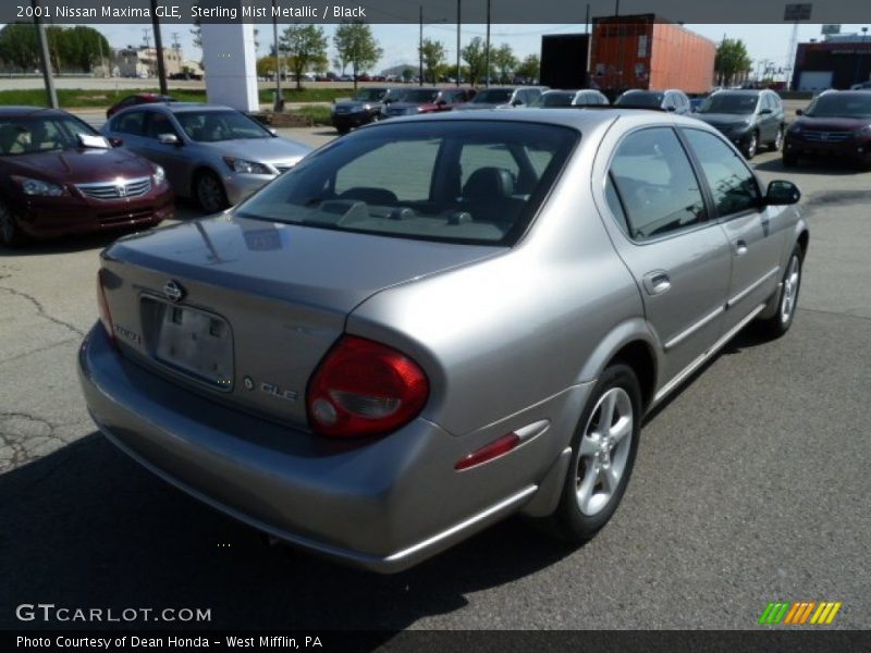 Sterling Mist Metallic / Black 2001 Nissan Maxima GLE