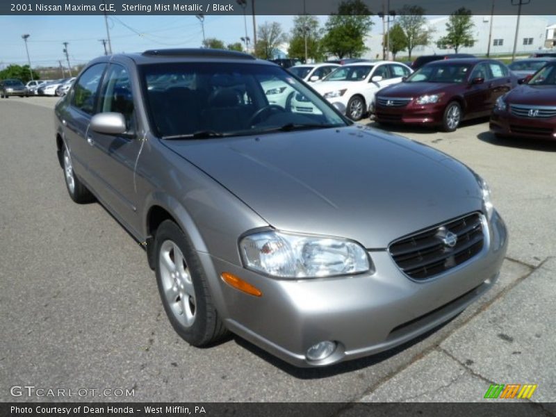 Sterling Mist Metallic / Black 2001 Nissan Maxima GLE