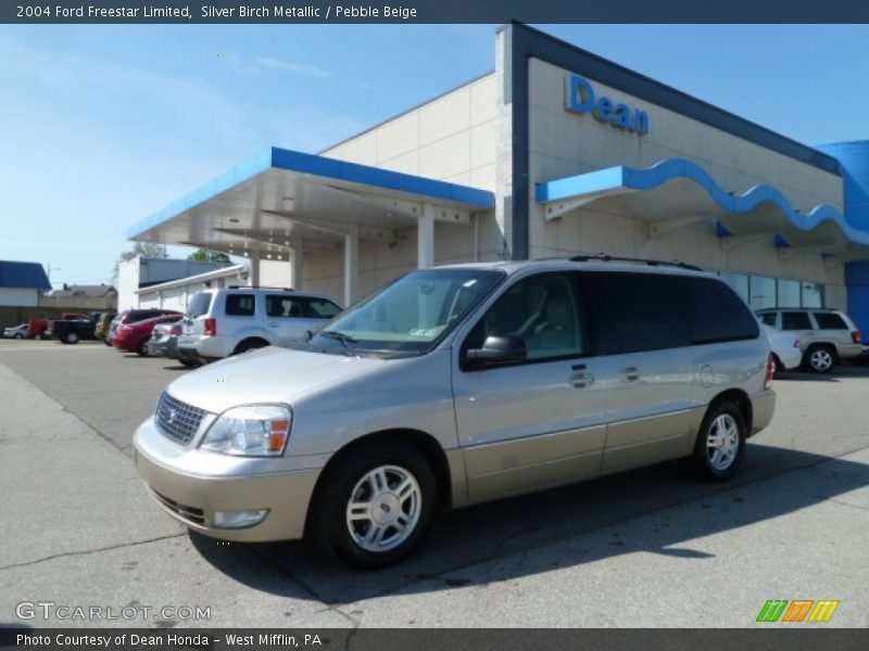 Silver Birch Metallic / Pebble Beige 2004 Ford Freestar Limited