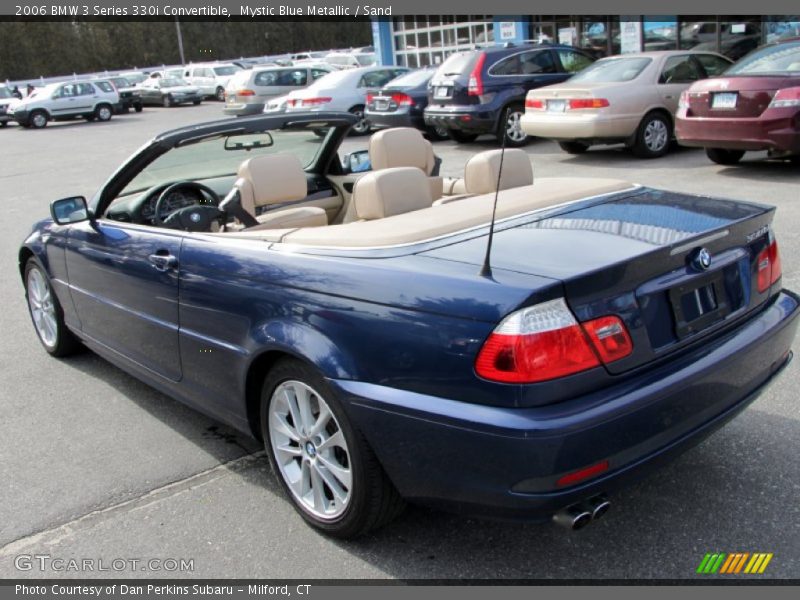 Mystic Blue Metallic / Sand 2006 BMW 3 Series 330i Convertible
