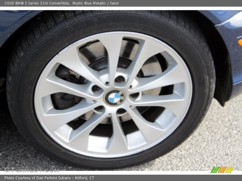 Mystic Blue Metallic / Sand 2006 BMW 3 Series 330i Convertible
