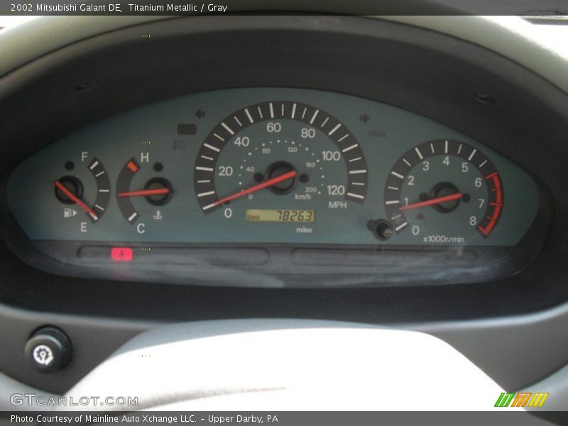Titanium Metallic / Gray 2002 Mitsubishi Galant DE