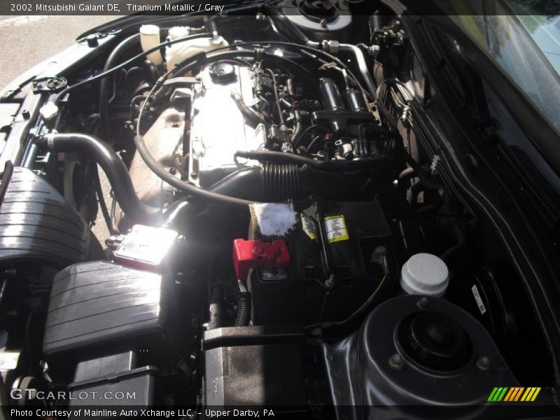 Titanium Metallic / Gray 2002 Mitsubishi Galant DE