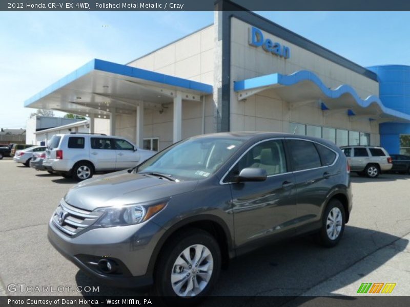 Polished Metal Metallic / Gray 2012 Honda CR-V EX 4WD